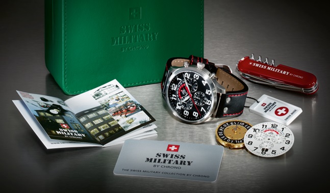 Швейцарські годинники Swiss Military by chrono, брендові годинники Свис мілітарі бай хроно - 2