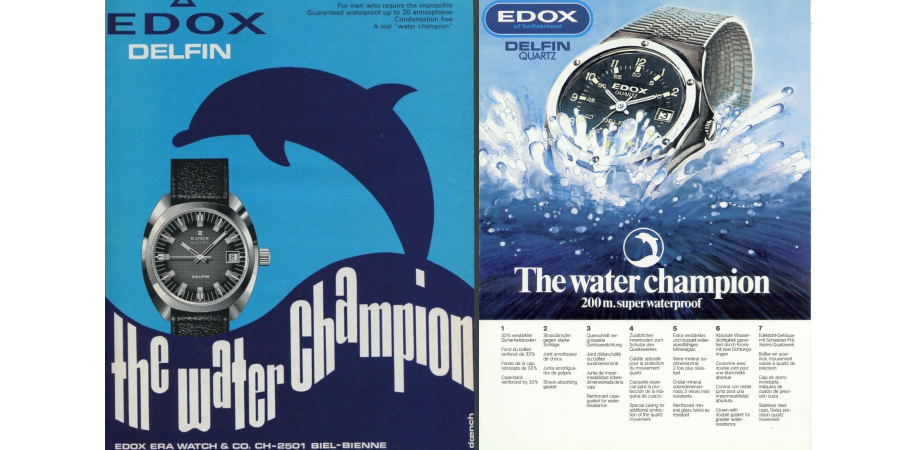 Delfin были дайверскими часами с водонепроницаемостью 200 м, выпущенными в 1962 году.