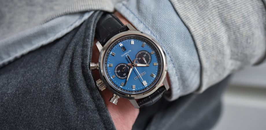 Новые наручные часы Seiko Prospex Speedtimer Chronograph Blue Dial SRQ039J1