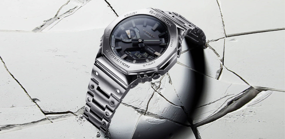 G-Shock представляє цільнометалевий «октагонний безіль» GM-B2100