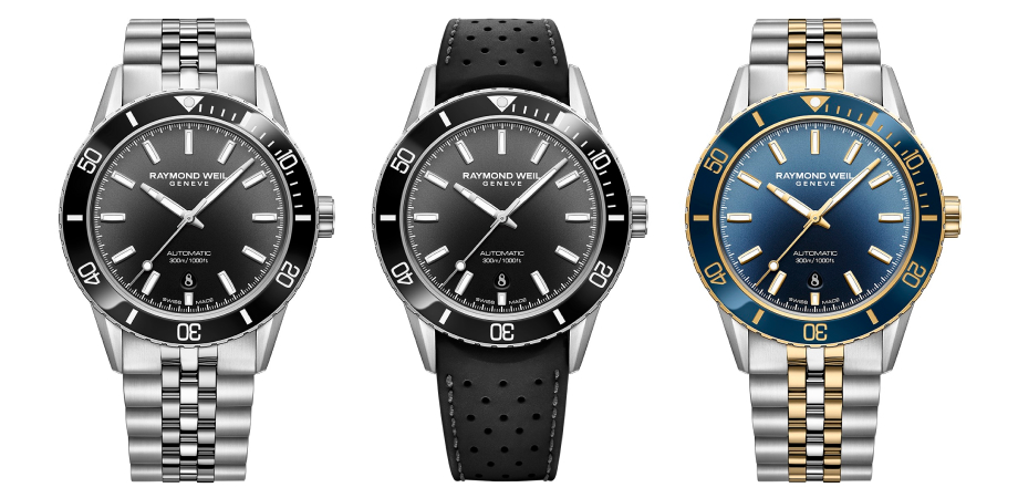 годинник RAYMOND WEIL Freelancer Diver - три моделі