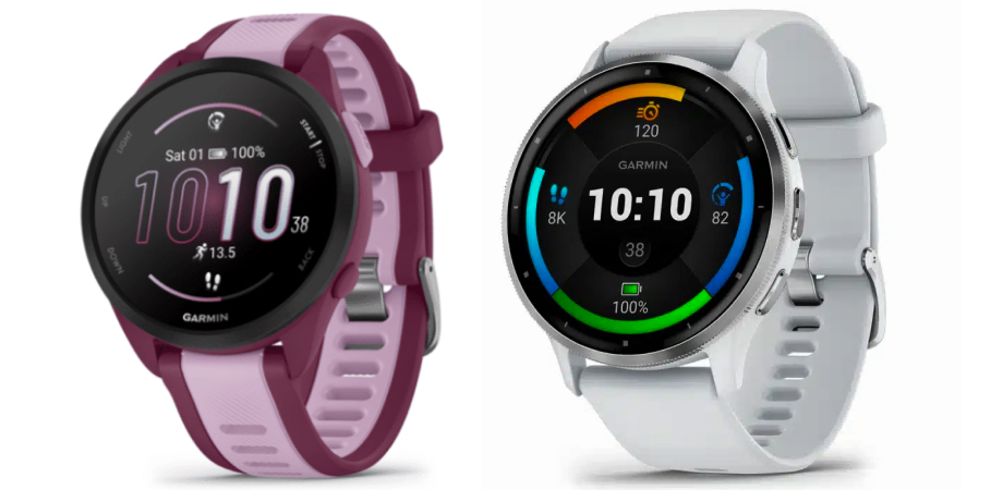 смартгодинники Garmin Forerunner 165 проти Venu 3 - дві моделі