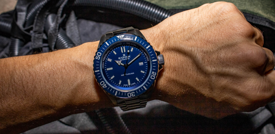 Исследуйте океанские глубины с часами Edox Neptunian Dive Watch
