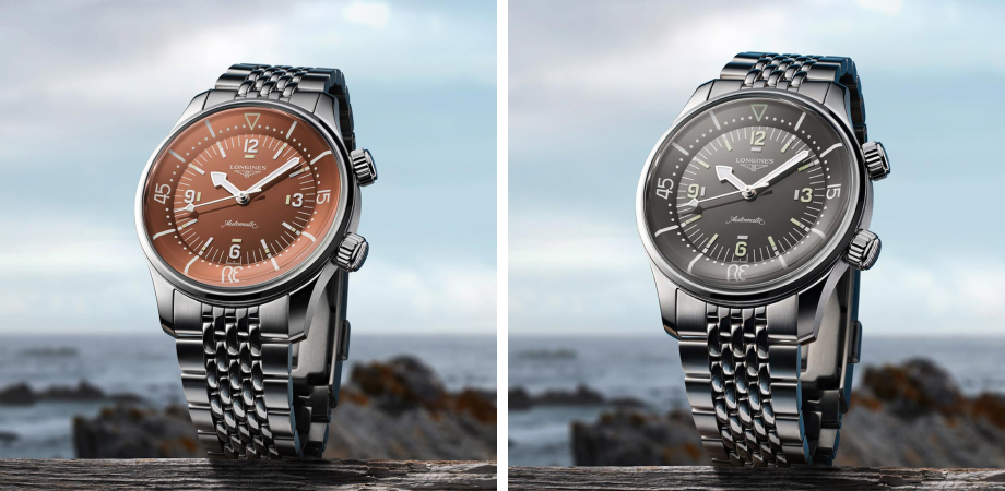 Longines Legend Diver 39 мм, новые модели 2024 года|СЕКУНДА