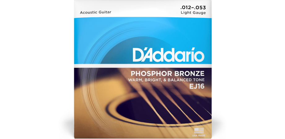струни D’Addario EJ16 Phosphor Bronze 12-53