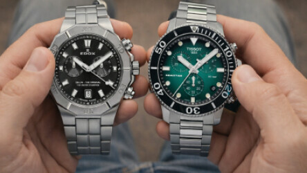エデル Швейцарські дайвери: Tissot Seastar проти Edox Delfin. Хто король