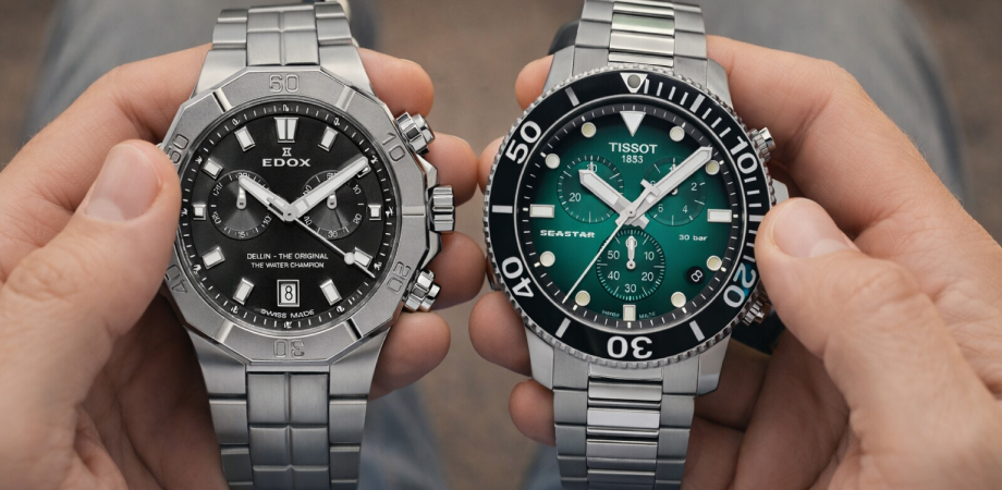 tdfオリーブ36 Швейцарские дайверы: Tissot Seastar против Edox Delfin. Кто король