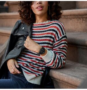 Смарт-годинник Garmin vivomove Sport Black Case and Silicone Band with Slate Accents (010-02566-00)