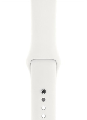 Смарт-часы Apple Watch Series 3 GPS 42mm Silver Aluminium Case with White Sport Band (MTF22FS/A)