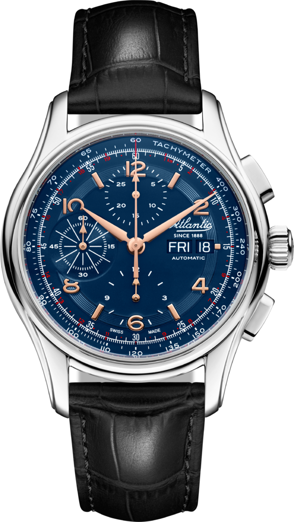 

Часы Atlantic Worldmaster Automatic Chronograph Day-Date 52852.41.55R, 52852.41.55R