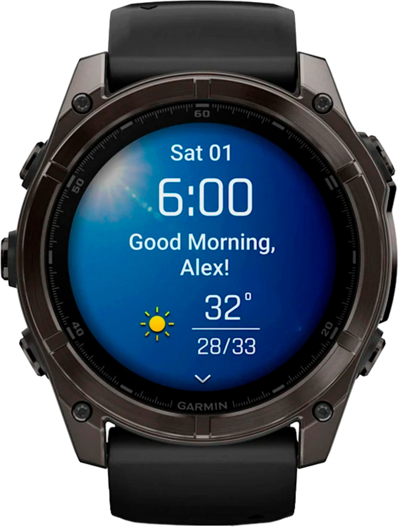 Смарт-часы Garmin fenix 8 47mm AMOLED Sapphire Carbon Gray DLC